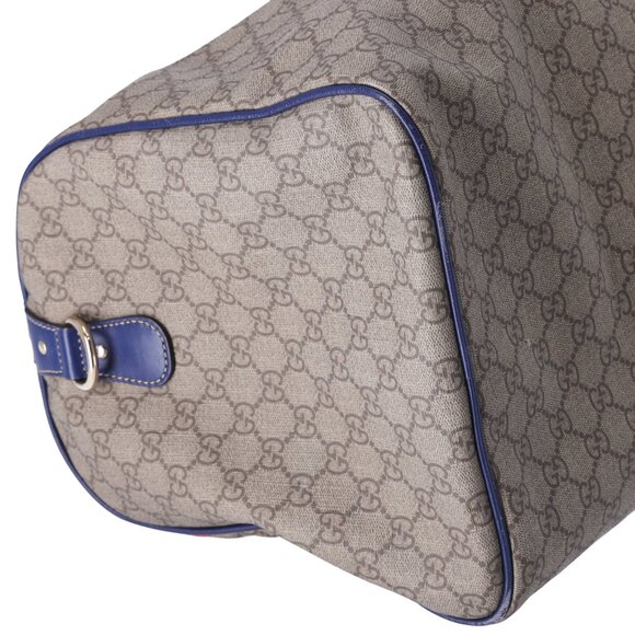 Gucci GG Plus Monogram Large Boston USA Flag Unicef Duffle Blue - Picture 7 of 9